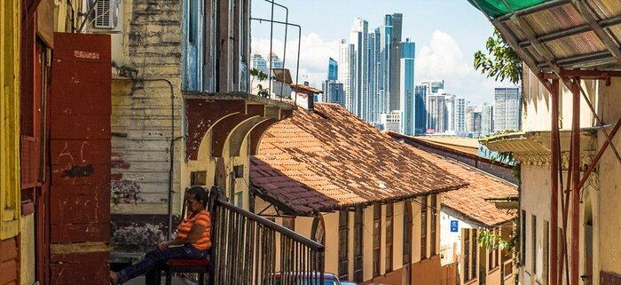 Dächer in Panama City
